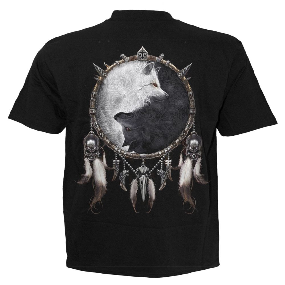Spiral - WOLF CHI Herren TShirt - Schwarz